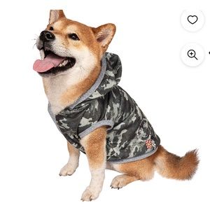 —Justice Dog Split Polyester Hoddie-New